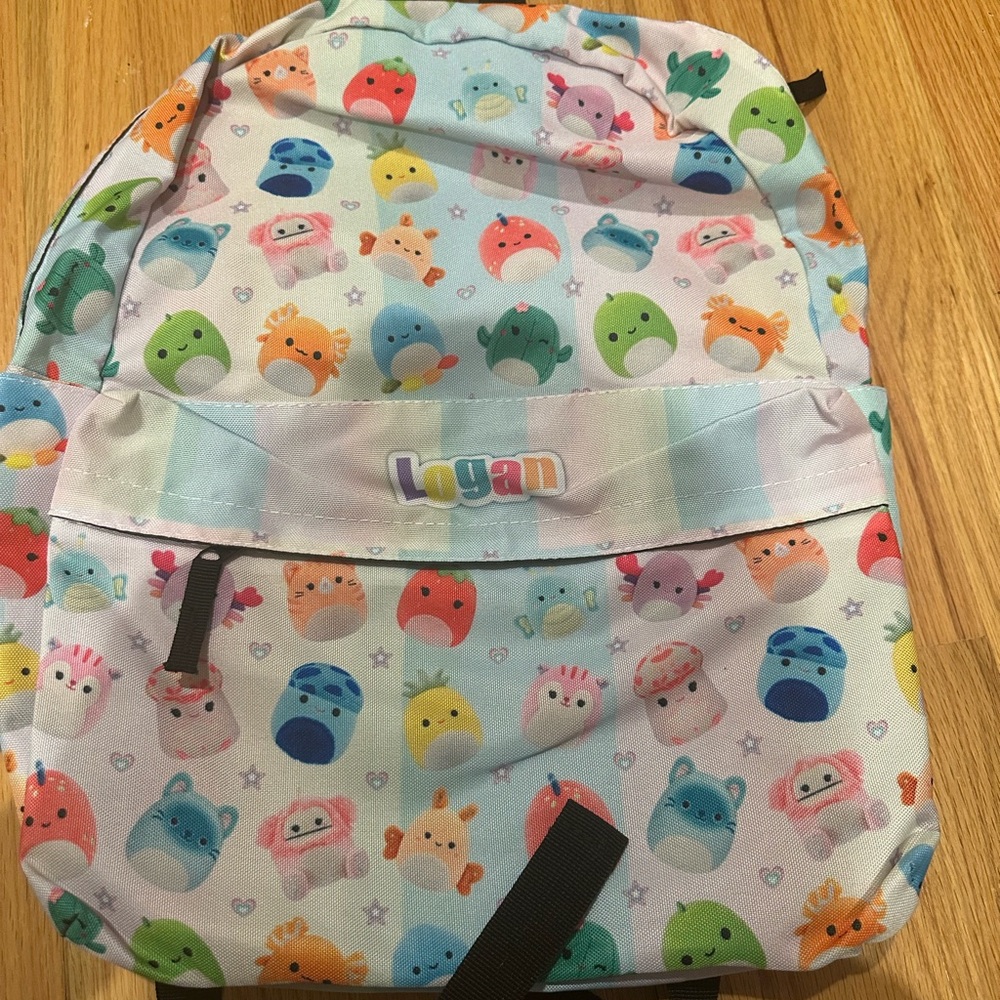 Squishmallows Pastel Animal Print Bag